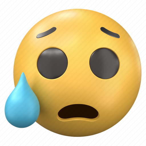 Emoji, crying, funny, cry, sad, social media 3D illustration - Download on Iconfinder