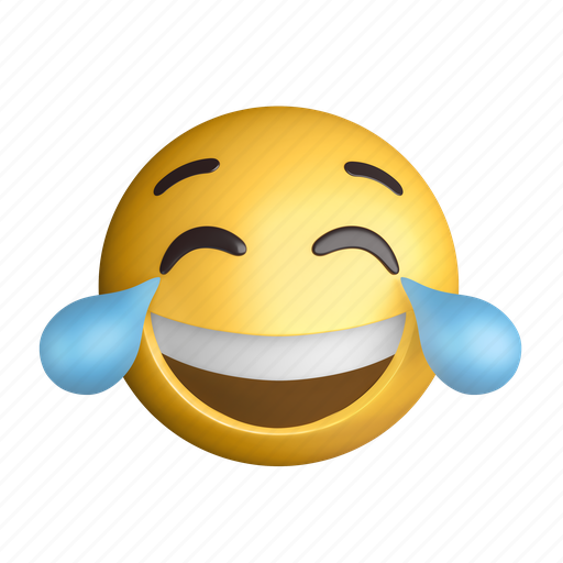 Emoji, laughing, emoticon, emotion, cute 3D illustration - Download on Iconfinder