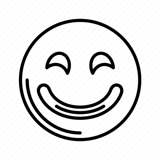 Smiling, face, with, eyes icon - Download on Iconfinder