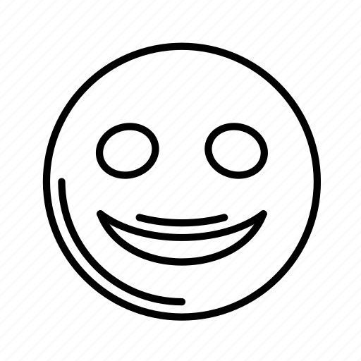 Slightly, smiling, face icon - Download on Iconfinder