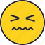 disgusted, emoji, emoticon icon 