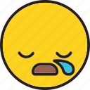 emoji, emoticon, sleep icon