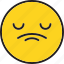depressed, emoji, emoticon icon 