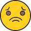 depressed, emoji, emoticon icon 
