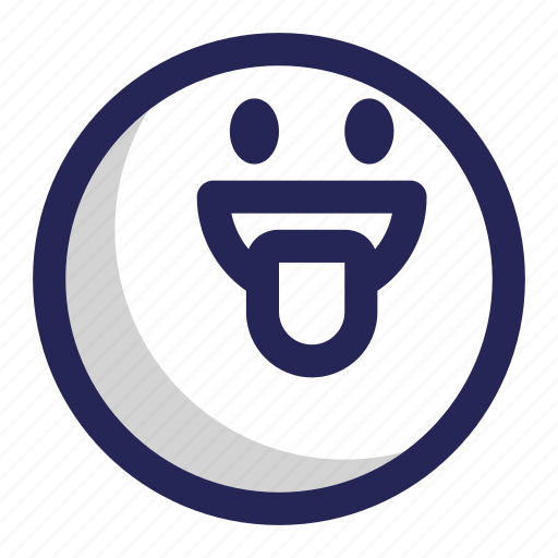 Tease, face, teasing, joking, emoji, emoticon icon - Download on Iconfinder