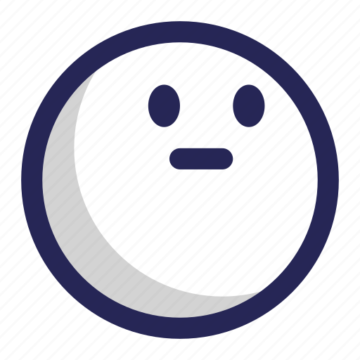 Neutral, face, expressionless, emoji, expression icon - Download on Iconfinder