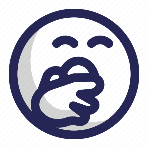 Yawn, yawing, sleepy, tired, emoji, emoticon icon - Download on Iconfinder
