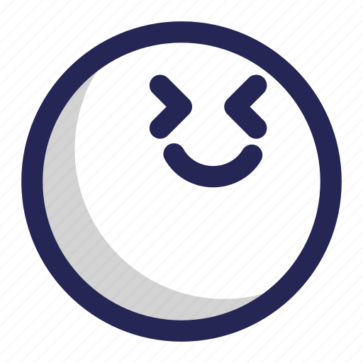 Excited, cheerful, happy, expression icon - Download on Iconfinder