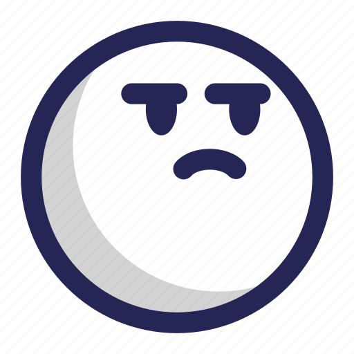 Annoyed, expressionless, unhappy, emoji, emoticon icon - Download on Iconfinder