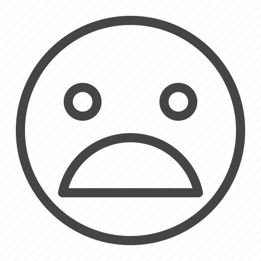 Emoji, emoticon, emotion, expression, face, sad, smiley icon - Download on Iconfinder