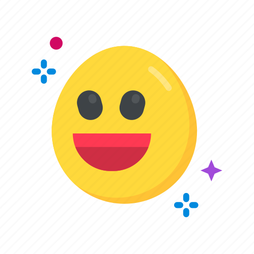 Grinning face with smiling eyes, smiling face, emoji, emoticon, squinting, teeth, eyebrows icon - Download on Iconfinder