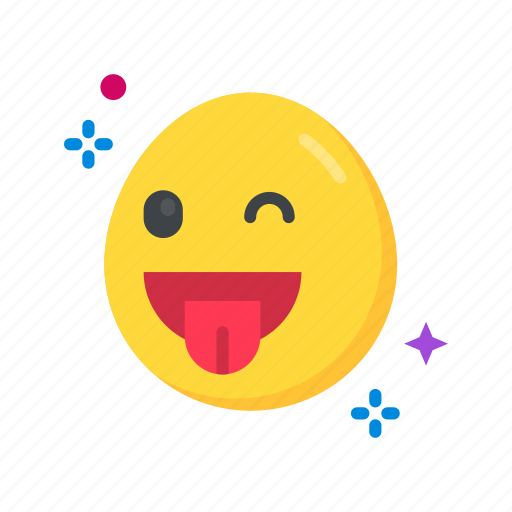 Winking face, smiley, emoji, emoticon, squinting, teeth, tongue icon - Download on Iconfinder