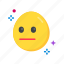 neutral face, smiley, emoji, emoticon, squinting, passive, indifferent 