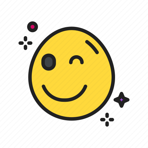 Winking face with tongue, tongue, emoji, emoticon, squinting, winking, expression icon - Download on Iconfinder