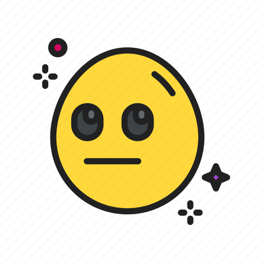 Face with rolling eyes, smiley, emoji, emoticon, squinting, shocked, eyebrows icon - Download on Iconfinder