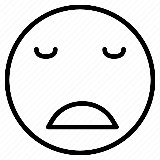 Boared, character, emohi, expression, feeling, tired, unhappy icon - Download on Iconfinder