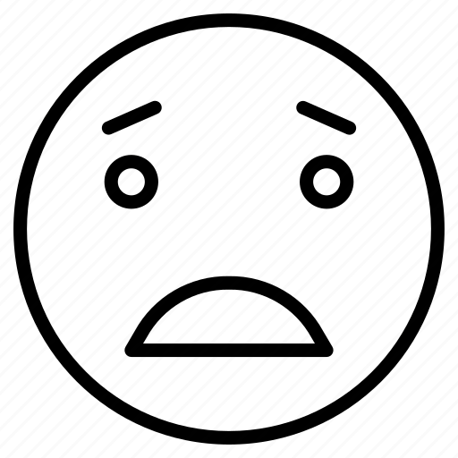 Emoji, expression, sad, sick, sorrowful, unhappy, worried icon - Download on Iconfinder