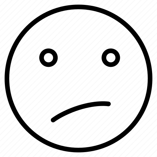 Character, depressed, emoji, expression, feeling, sad, unhappy icon - Download on Iconfinder