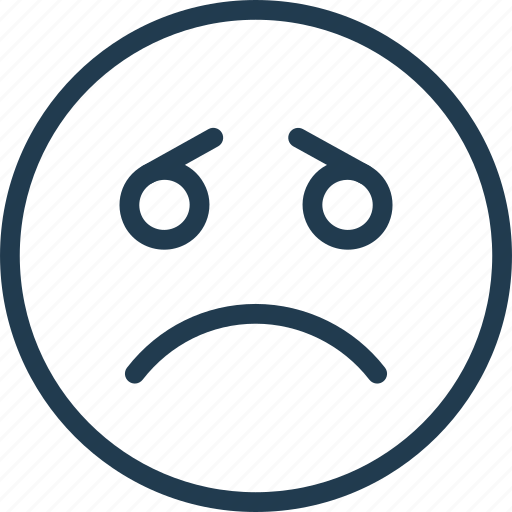 Emoji, emoticon, emotion, face, sad, smile icon - Download on Iconfinder