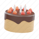 birthday, cake, party, decoration, celebration, present, gift box