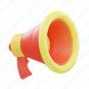 megaphone, advertising, marketing, announcement, promotion, loudspeaker, volume, business
