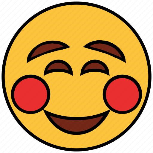 Cartoon, character, emoji, emotion, face, happy, smiley icon - Download on Iconfinder