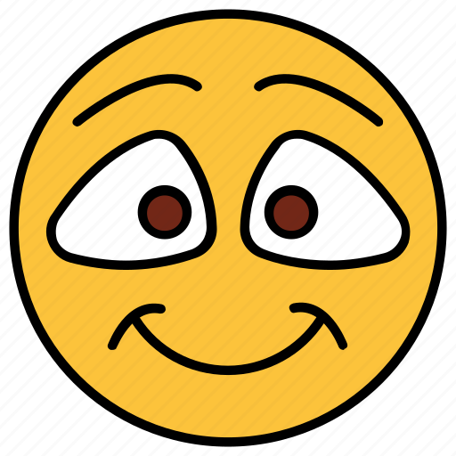 Cartoon, character, emoji, emotion, face, happy, smile icon - Download on Iconfinder