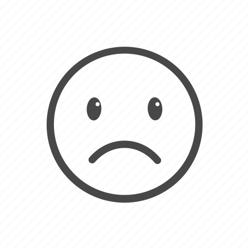 Emoji, emoticon, face, feeling, sad icon - Download on Iconfinder