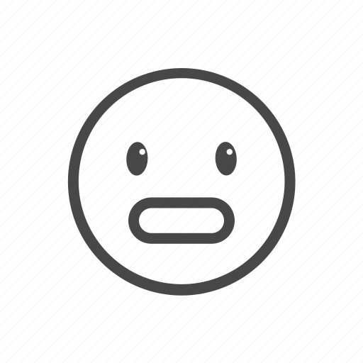 Avatar, emoji, emoticon, expression, face, shock icon - Download on Iconfinder