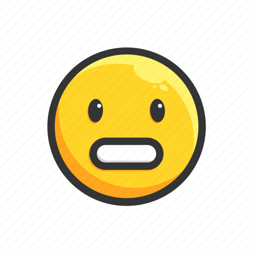 Emoji, emoticon, emotion, expression, sad, shock icon - Download on Iconfinder
