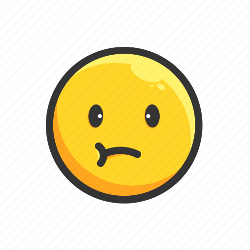Emoji, emoticon, emoticons, expression, face, frown, smiley icon - Download on Iconfinder