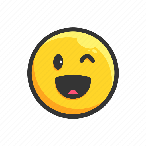 Emoji, emoticon, emotion, expression, happy, laugh icon - Download on Iconfinder