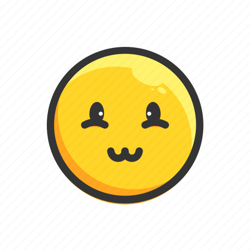 Emoji, emoticon, emotion, expression, shy, smiley icon - Download on Iconfinder