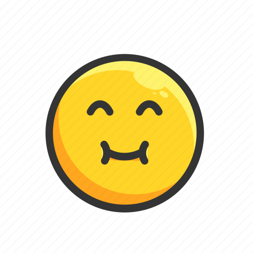 Emoji, emoticon, expression, happy, smile, yummy icon - Download on Iconfinder