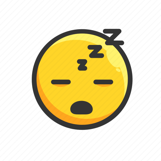 Emoji, emoticon, emotion, expression, feeling, sleep icon - Download on Iconfinder