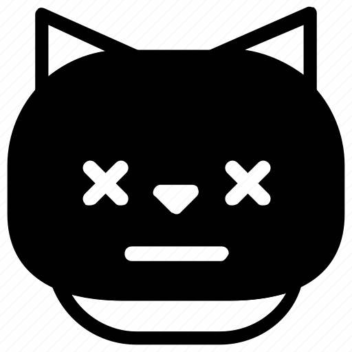 Cat, emoticon, tired icon - Download on Iconfinder