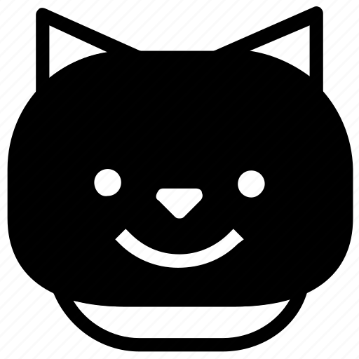 Cat, emoticon, happy, smile icon - Download on Iconfinder