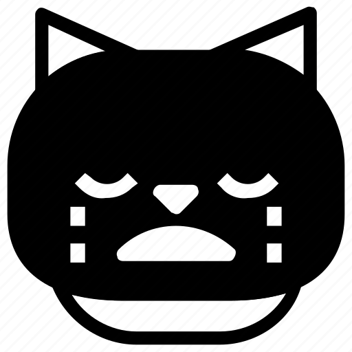Cat, cry, emoticon icon - Download on Iconfinder