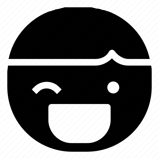Boy, emoticon, grin, wink icon - Download on Iconfinder