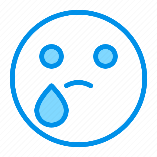 Crying, emoji, emoticon, face, sad icon - Download on Iconfinder