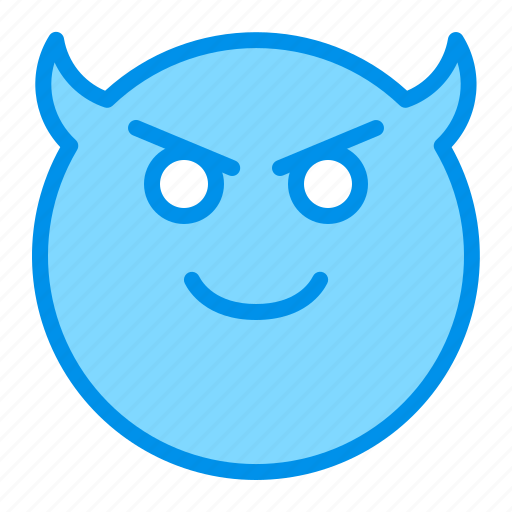 Devil, emoji, emoticon, face, smile icon - Download on Iconfinder