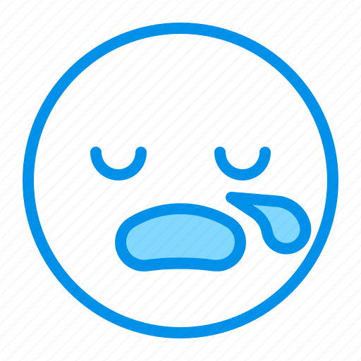 Emoji, emoticon, face, sleep, tired icon - Download on Iconfinder