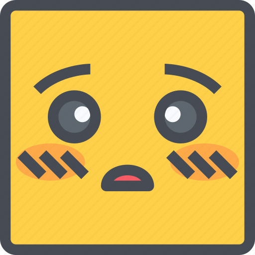 Avatar, emoji, emotion, emotional, face, shy icon - Download on Iconfinder