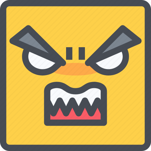Angry, avatar, emoji, emotion, emotional, face icon - Download on Iconfinder