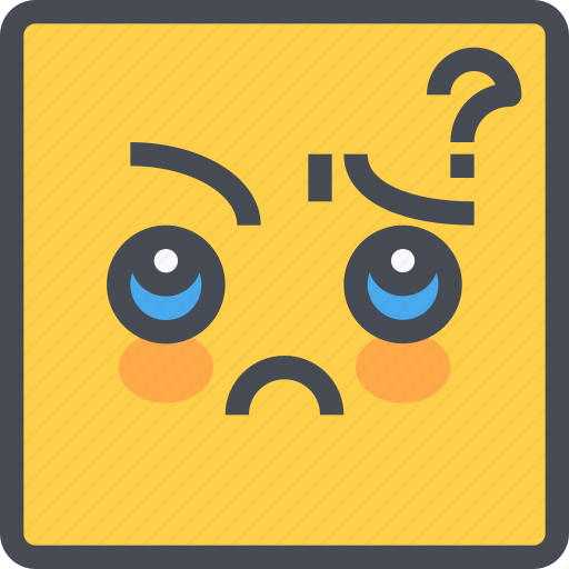 Avatar, doubt, emoji, emotion, emotional, face icon - Download on Iconfinder