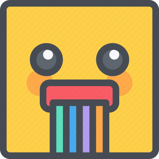 Avatar, buke, emoji, emotion, emotional, face, rainbow icon - Download on Iconfinder