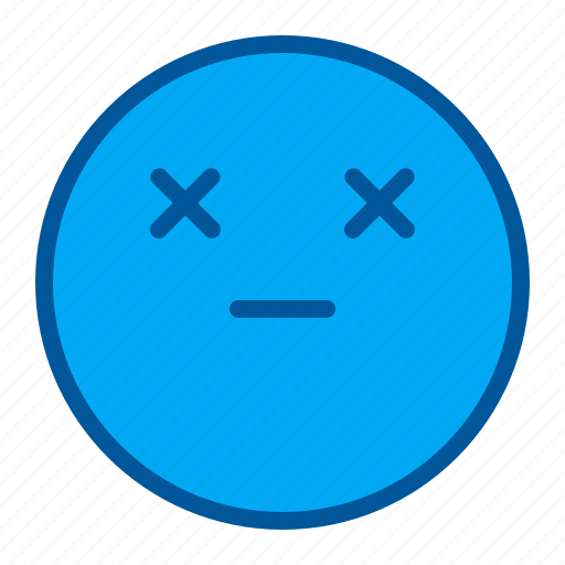 Dead, die, emoji, emoticon, face icon - Download on Iconfinder