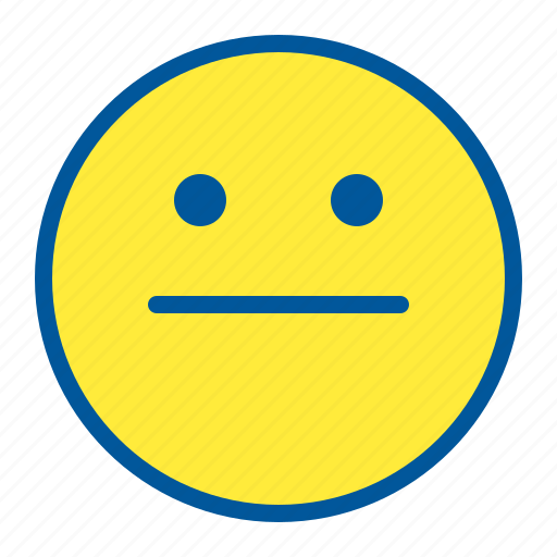 Emoji, emoticon, face, reactionless icon - Download on Iconfinder