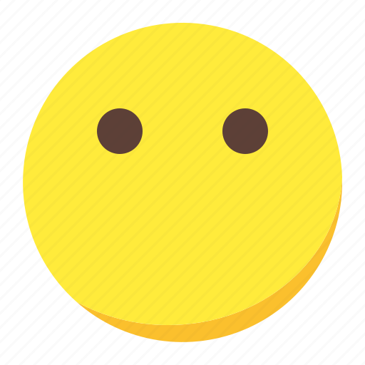 Emoji, emoticon, face, faceless icon - Download on Iconfinder