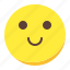 emoji, emoticon, face, happy, smile 